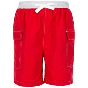Trespass Childrens/Kids Depths Swim Shorts / Red